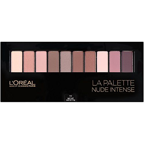LOral Paris Makeup Colour Riche Eye &#39;La Palette Nude&#39; Eye Shadow Palette with Brush, 112 Nude Intense, 0.62 oz.