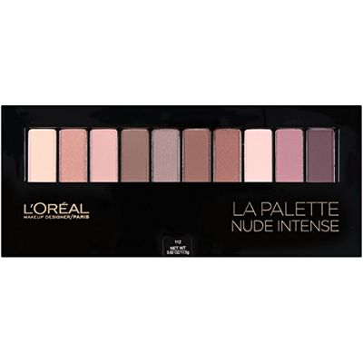 LOral Paris Makeup Colour Riche Eye &#39;La Palette Nude&#39; Eye Shadow Palette with Brush, 112 Nude Intense, 0.62 oz.