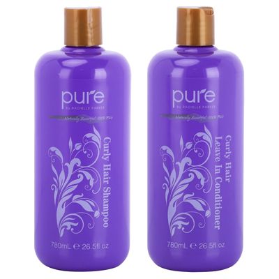 Curly Hair Shampoo and Conditioner Set for Curly Hair. Increase Hydration Gloss. Repairs Strengthens Hair for Smooth, Bouncy Curls. Sulfate Paraben Free.Curly Hair Leave in Conditioner Shampoo