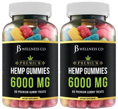 Hemp Gummies - Advanced Hemp Gummies - Relaxing Gummy with Hemp Oil 2-Pack