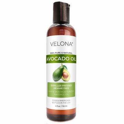 velona Avocado Oil 4 Fl Oz 100 Pure and Natural Carrier Oil Expeller-Pressed Hair, Body and Skin Care Use Today - Enjoy Results
