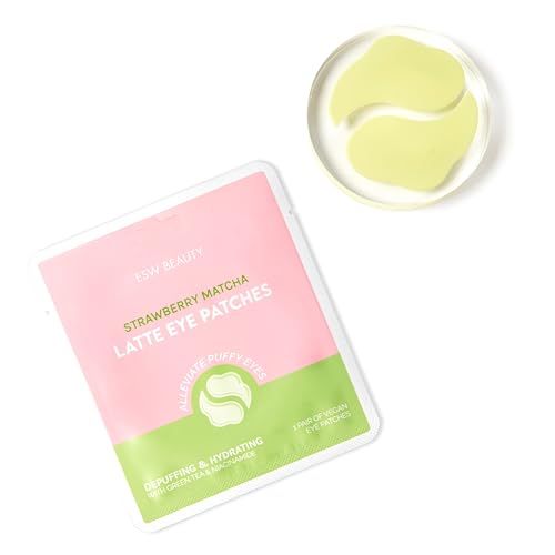 ESW Beauty Strawberry Matcha Latte Depuffing Hydrating Eye Patches