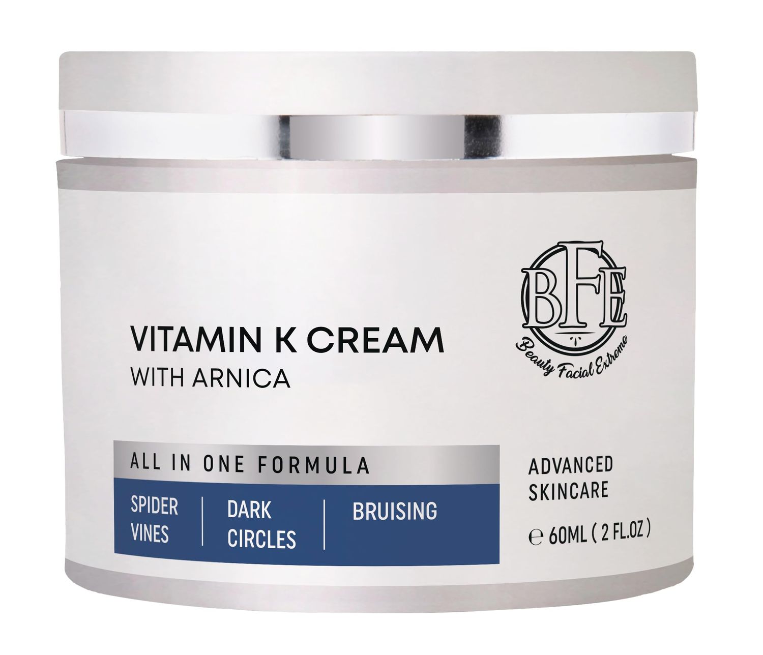 Vitamin K Cream- Moisturizing Bruise Healing Formula. Dark Spot Corrector for Bruising, Spider Veins Broken Capillaries. Reduces Under Eye Dark Circles, Fine Lines, Puffiness, Wrinkles.