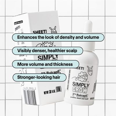 Hair Growth Serum - Stimulates Growth, Stops Hair Loss- 2 fl oz (60 ml) - Vegan Cruelty-Free