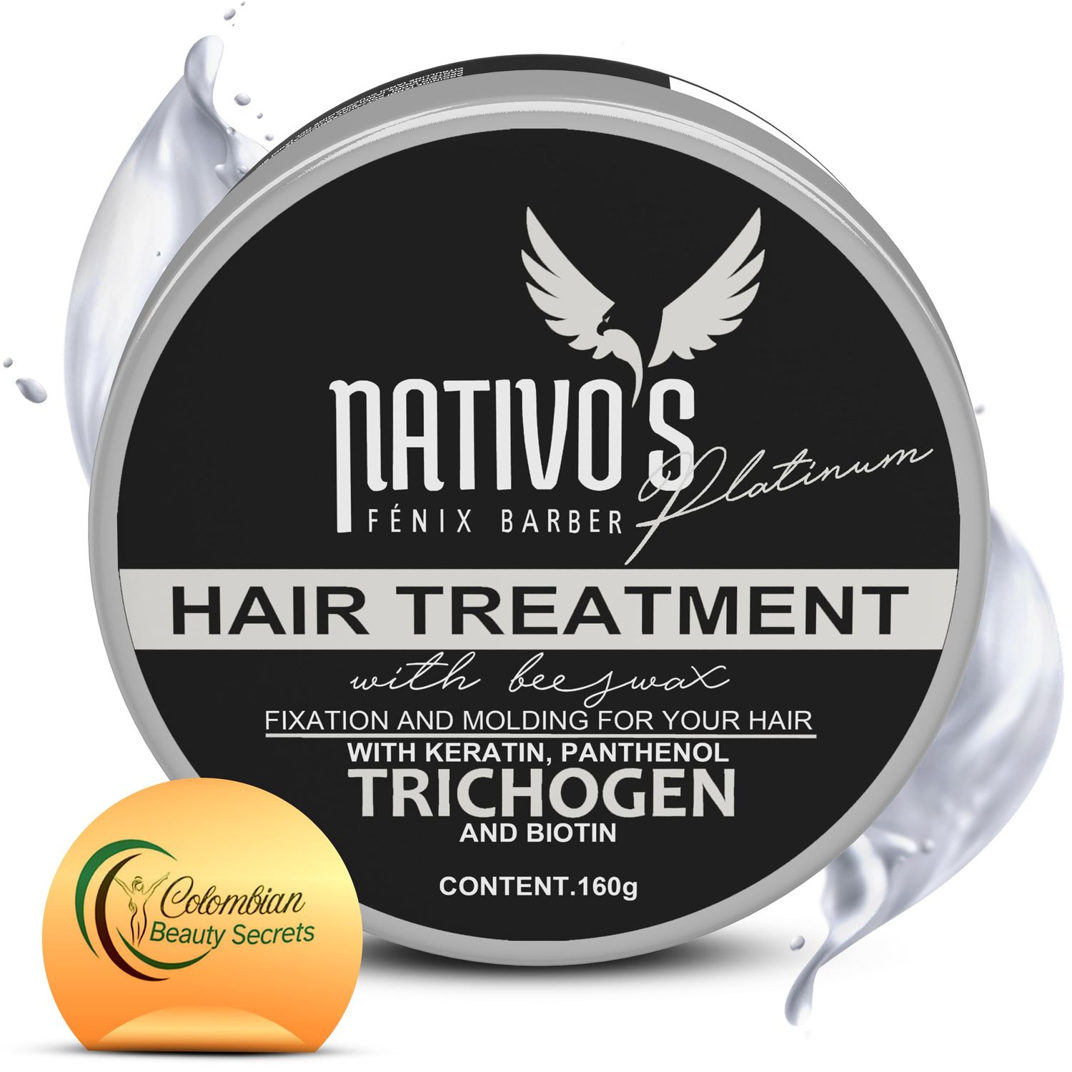 Nativo&#39;s Hair Growth Shampoo for Thinning Hair Loss - Strengthening Shampoo for Women Men with Biotin, Saw Palmetto Zinc Hair Solution for Fine, Thin Hair (160g)