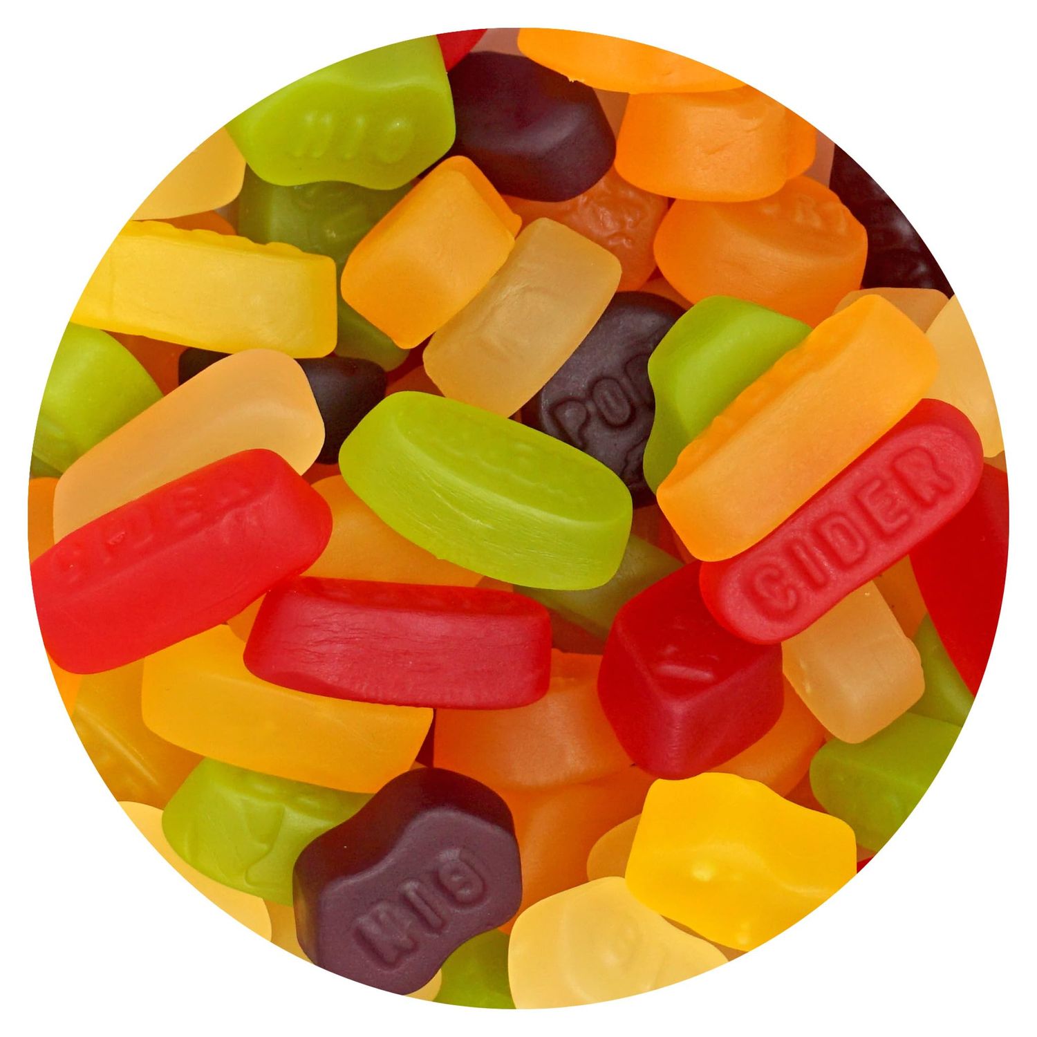 Gumbilees Gourmet Wine Gums, 2.2 Pound Bulk Bags (Pack of 1), Gummy Candy, Non-Alcohol