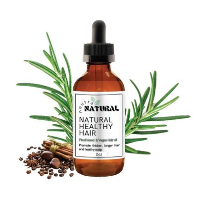 Hair Treatment OilszPlant Based Veganic Natural Hair Growth Oil - TikTok Organic Rosemary Oil for Hair Growth Reduce Hair Loss with Coffee and Rosemary Extracts Cruelty-Free Ingredients (2 Fl Oz)