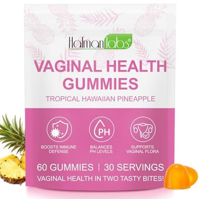 60 PCS Vital Vaginal Probiotics Source Feminine Gummies PH Balance for Women Feminine Balance Gummies Womens Vaginal Health Supplement