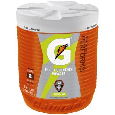 Gatorade G Series Lemon Lime Powder 18.3 OZ (521g)