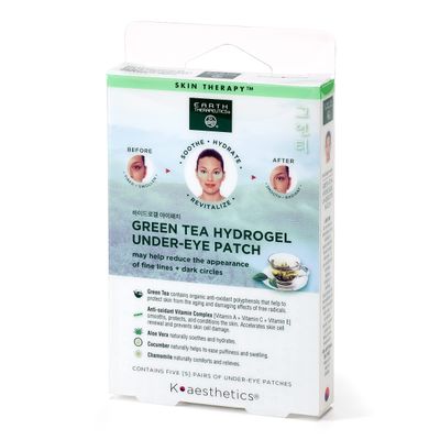 Earth Therapeutics Hydrogel Under-Eye Recovery Patch - - Reduce Wrinkles, Puffy Eyes, Dark Circles - Revitalize Refresh your Skin - 5 Pairs (10 patches)
