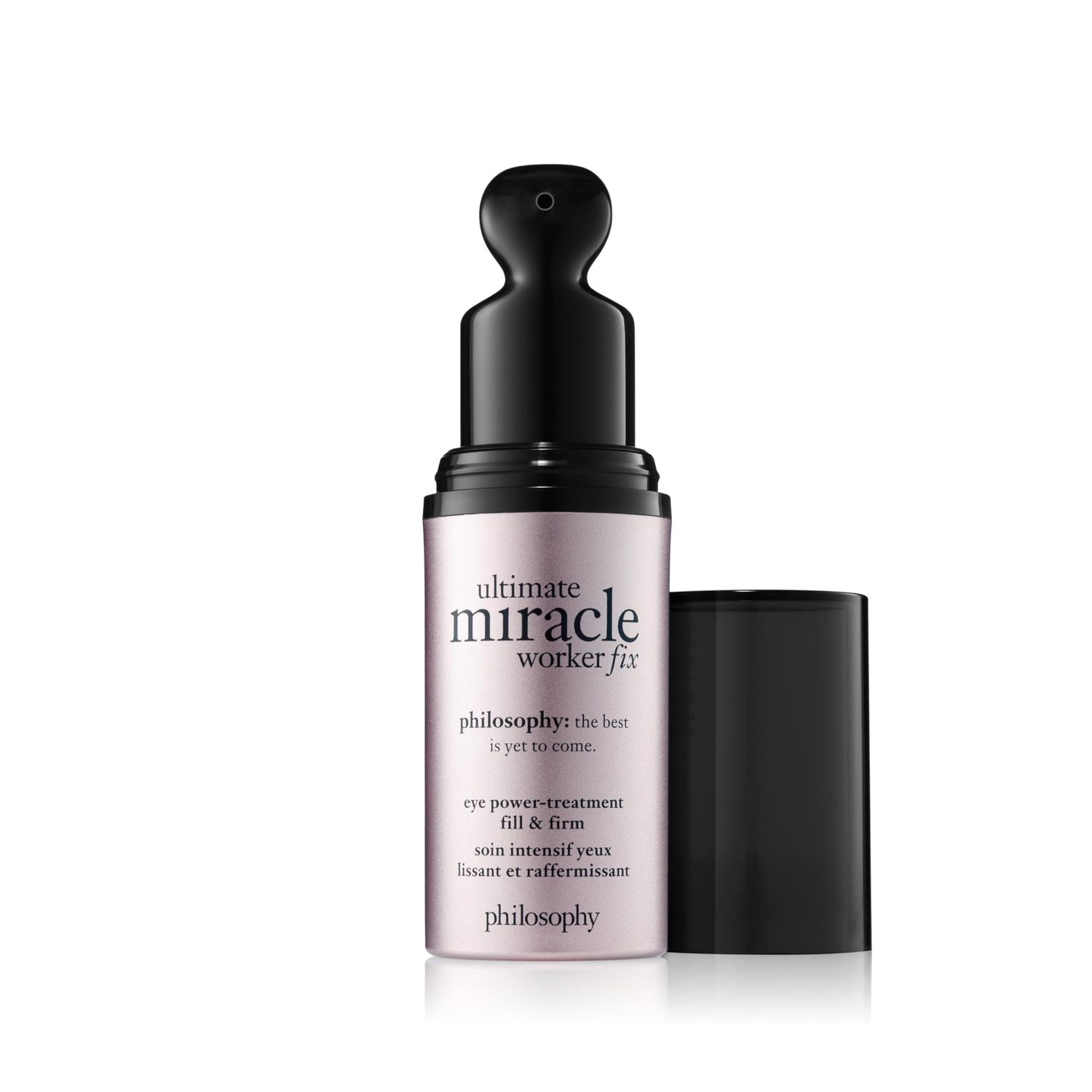 philosophy ultimate miracle worker power treatment fill firm eye cream- with retinol soy extract - creates a notably smoother and more youthful-looking appearance -0.5 fl oz