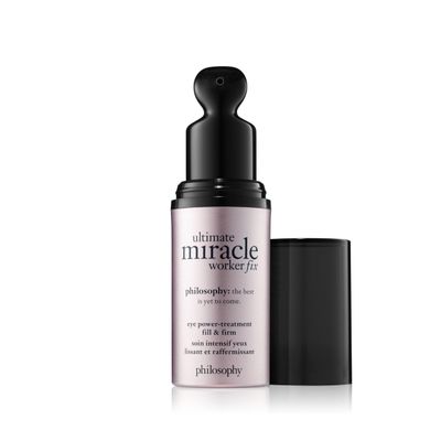 philosophy ultimate miracle worker power treatment fill firm eye cream- with retinol soy extract - creates a notably smoother and more youthful-looking appearance -0.5 fl oz