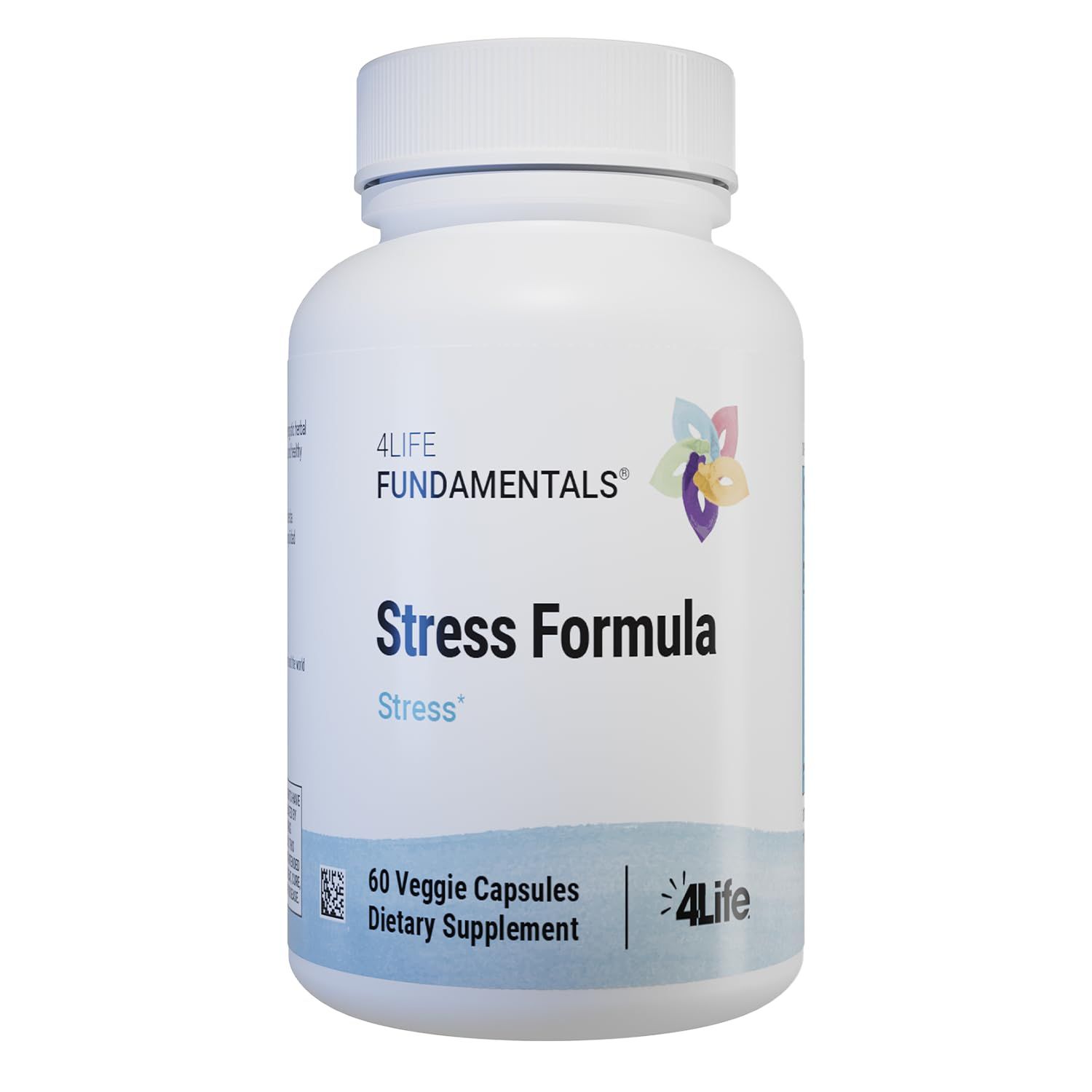 4Life Stress Formula, Dietary Supplement, Supports Nervous System and Sleep with Lemon Balm, Chamomile Valerian Root, 60 Capsules