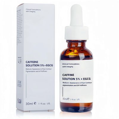 Caffeine Solution 5 EGCG, Caffeine Eye Serum For Face, Moisturizing Under Eye Solution For Reduces Dark Circles Puffiness, 30ML (1, 1 PC)