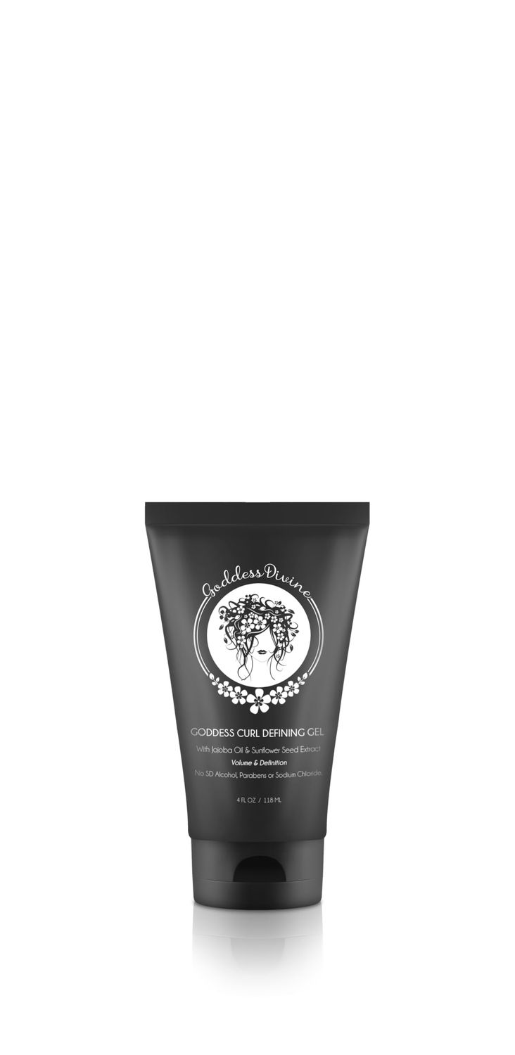 Goddess Curl Defining Gel with Jojoba Oil Sunflower Seed Extract for Volume Definition, 2 OZ