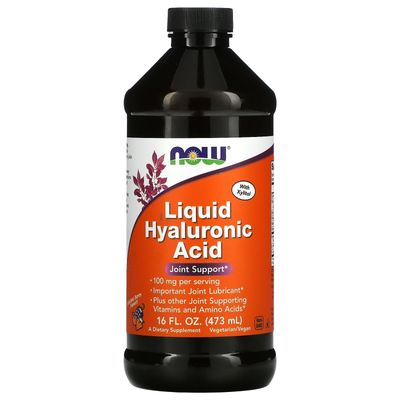 Now Foods Liquid Hyaluronic Acid 100 Milligrams, 16 Ounces