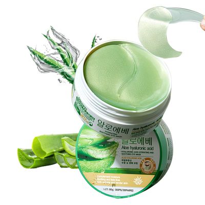 YiJiaBa Aloe Vera Under Eye Mask, 60PCS Under Eye Patches for Dark Circles and Puffiness, Reduce Wrinkles and Fine Lines Undereye Patches