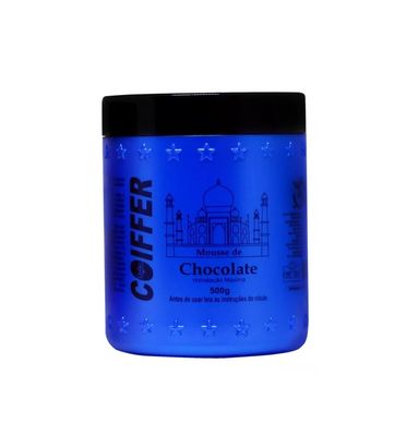 Coiffer Chocolate Mousse Hair Mask Brazilian 16.9 oz - Moisturizing Hair Mask with Cacao Seed Butter and Deep Conditioner for Dry or Damaged Hair.