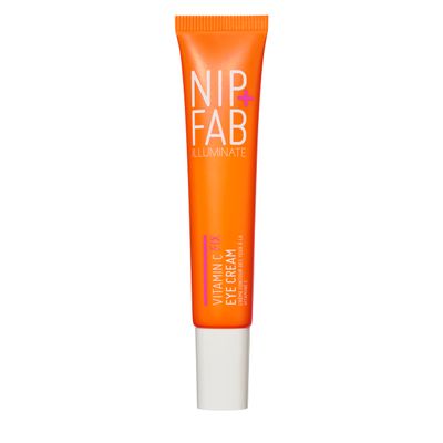 NipFab Vitamin C Fix Eye Cream 10 0.5 fl oz with Peptides, Caffeine and Niacinamide for Smoother, Brighter Under Eye Skin 3 Forms of Vitamin C