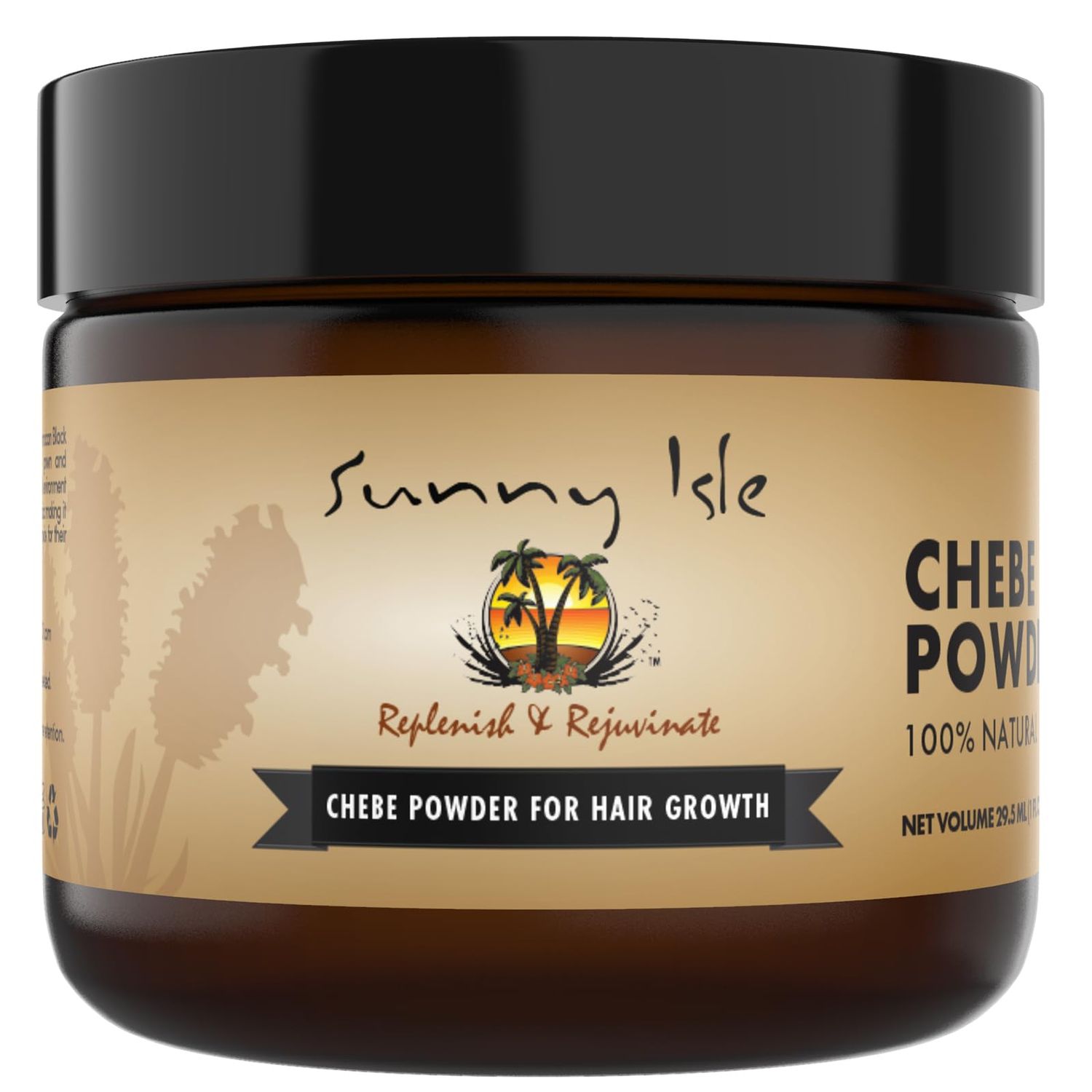 Sunny Isle Authentic African Chebe Powder 1oz 100 Natural Dye Free Deeply Moisturizes Hair For Enhanced Growth Strength Men Women