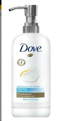 Dove 240 Ml Hand Wash Bottles with Pump Dispenser - Case of 24