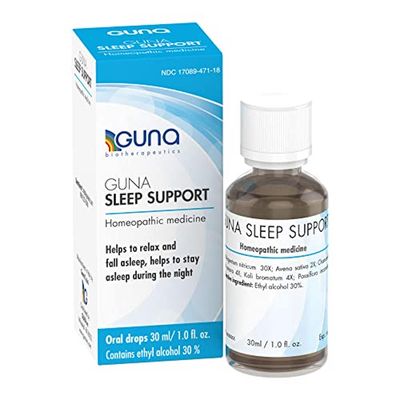 GUNA Sleep Support Homeopathic Natural Sleep Aid, Melatonin-Free and Non Habit-Forming - 1 Ounce