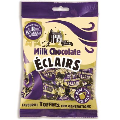 Walkers&#39; Nonsuch Milk Chocolate clairs Whole Milk Butter Toffee Traditional British Chewy Candy Classic English Sweet Gift Imported from UK 5.29 Oz (150g)