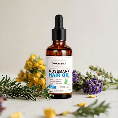 Pure Natural Organic Rosemary Essential Oil, Treats Hair Care Scalp Growth Loss Keratin Collagen Argan Tea Tree Oil Lightweight