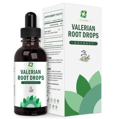 MuuKoo Valerian Root Liquid Drops Valerian Root Extract Liquid Valeriana officinalis, Herbal Supplement,Support Sleep, Calm and Stress Relief,1-Ounce