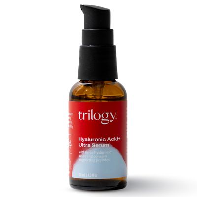 Trilogy Hyaluronic Acid Ultra Serum Lightweight Hydration with Peptides and Glycoin 1.0 fl oz