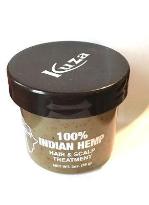 Kuza 100 Indian Hemp Hair Scalp Treatment - Improves Dry Hair and Scalp Health - 2 oz