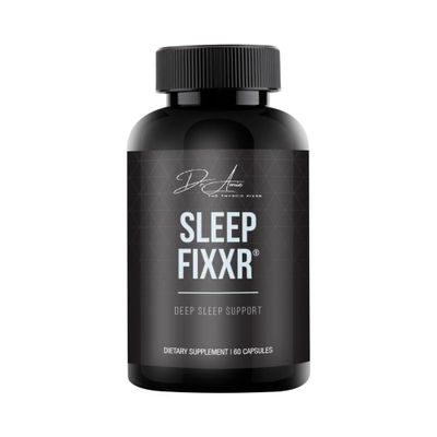 Fixxr Sleep Support by Dr. Amie with Melatonin, Inositol, and Magnesium 30 Day Supply, 60 Capsules
