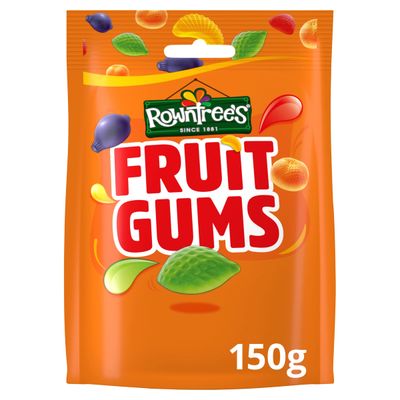 Rowntree&#39;s Fruit Gums Sweets Sharing Pouch, 150 g