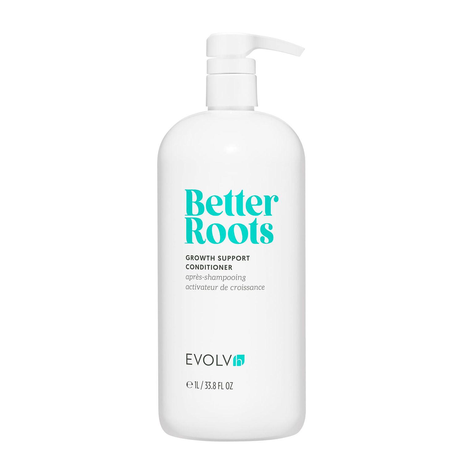 EVOLVh - Better Roots Growth Support Conditioner Vegan, Non-Toxic, Clean Hair Care (33.8 fl oz 1 L)
