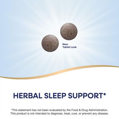 Nature's Way Valerian Nighttime, Herbal Sleep Aid, 320 mg per Serving of Valerian Extract, Gluten-Free, 100 Tablets