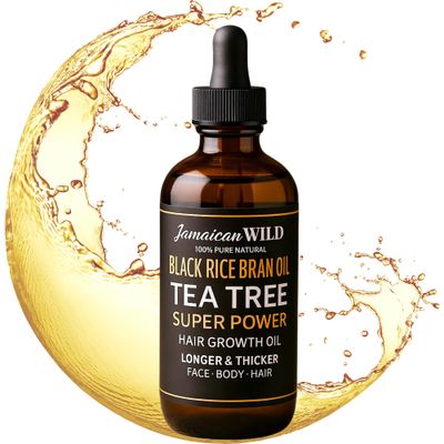 Infinix Black Rice Oil for powerful Hair growth - Tea Tree