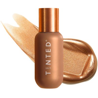 Live Tinted Hueglow Liquid Highlighter Drops - Lightweight Serum-Infused Highlighter, Non-Greasy Formula for Natural Radiance and Advanced Hydration, Dusk, 1.7fl oz 50mL