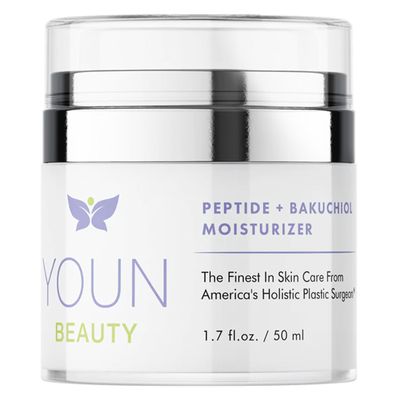 YOUN Beauty Peptide Bakuchiol Moisturizer by Holistic Dr. Anthony Youn - Paraben-Free Retinol-Alternative Face Moisturizer to Support Collagen Production, Skin Hydration and Elasticity, 50ml