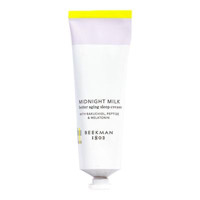 Beekman 1802 Midnight Milk Better Aging Sleep Face Mask - Fragrance Free - 2.13 fl oz - Overnight Cream - With Bakuchiol Melatonin - Good for Sensitive Skin - Cruelty Free - Packaging May Vary