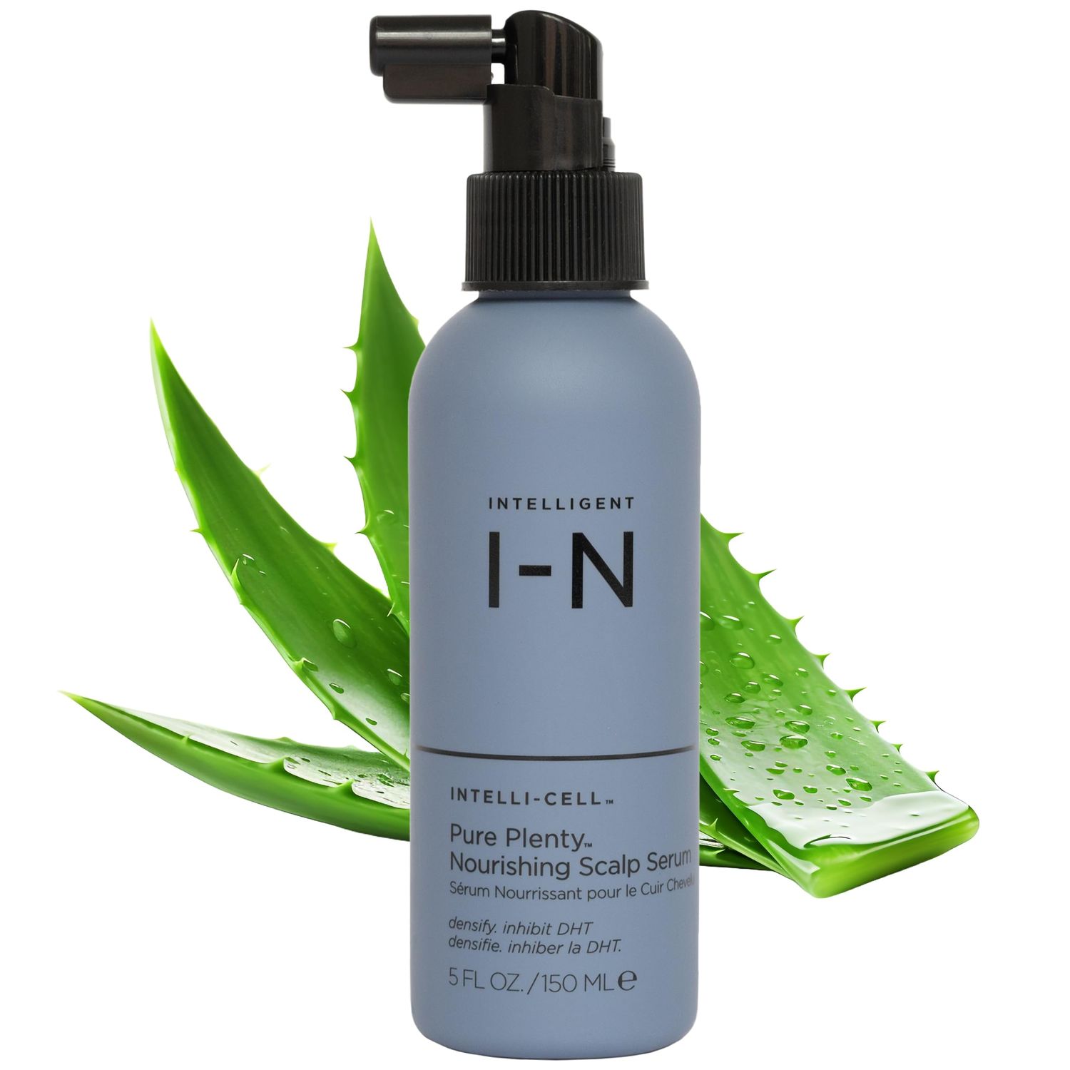 Intelligent Nutrients Pure Plenty Nourishing Scalp Serum, Advanced Hair Cycle Support for Fuller, Stronger Hair, 5 Oz, White