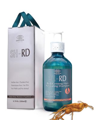SH-RD Red Ginseng Activating Shampoo for Thinning Hair Herbal Extract, Rosemary, Vitamin B5 Root-Lifting, Oil Control Anti-Dandruff Sulfate-Free - 6.76oz200ml