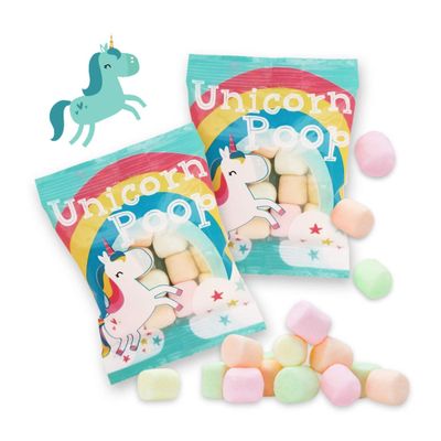 Unicorn Poop Candy - Made in the USA - 24 Unicorn Party Supplies - Unicorn Birthday Party Favors for Kids - Bulk Candy Packs for Classroom