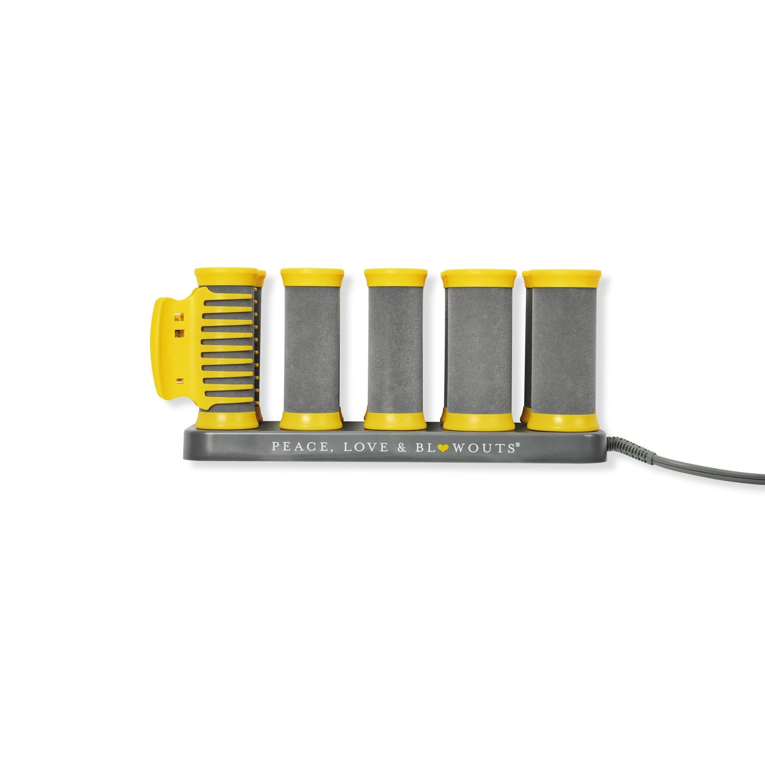 Drybar The Roller Club Curling Hot Rollers 10 Rollers, 2 Sizes, Heats-Up Fast, Gentle on Hair, Reduces Frizz, Adds Shine, comes with Heat-Resistant Bag