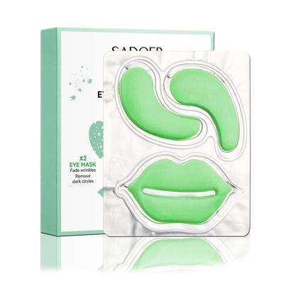 noxozoqm Under Eye Patches,Moisturizing Lip and Eye Mask,Reduce Wrinkles Puffy Bags,refining lip lines, Anti Aging Moisturizer For Women,10 of set (Aloe)