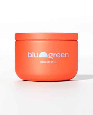 BLU GREEN Solid Oil (1 oz) Multiuse Styling, Finishing, Calm Frizz, Add Definition, Add Shine. For Men and Women. For All Hair Types, Professional Quality Formula, Sulfate Free, Vegan, Cruelty Free.