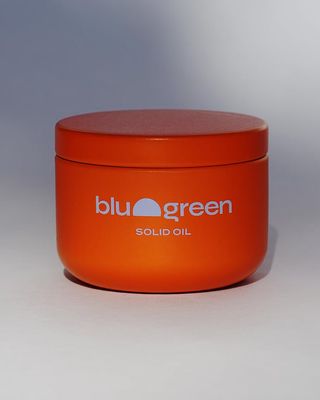 BLU GREEN Solid Oil (1 oz) Multiuse Styling, Finishing, Calm Frizz, Add Definition, Add Shine. For Men and Women. For All Hair Types, Professional Quality Formula, Sulfate Free, Vegan, Cruelty Free.