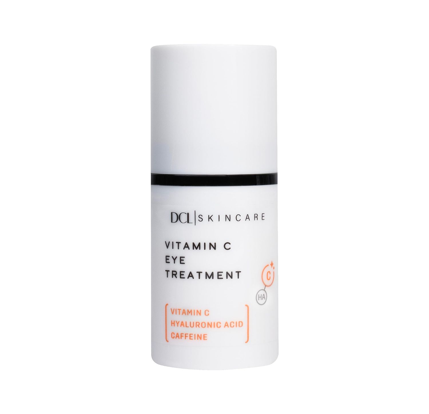 DCL Skincare Vitamin C Eye Treatment boosts collagen and reduces eye puffiness with High Potency Vitamin C, Vitamin B5 and Hyaluronic Acid, 0.5 Fl Oz