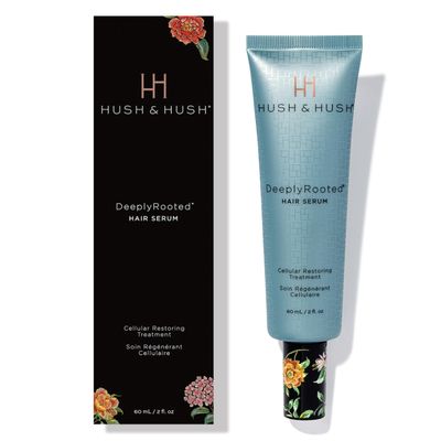 Hush Hush DeeplyRooted Hair Serum - Cellular Restoring Treatment For Thin, Aging Hair - Plant Based Hair Care Products For Women Men (60 mL 2 fl. oz)