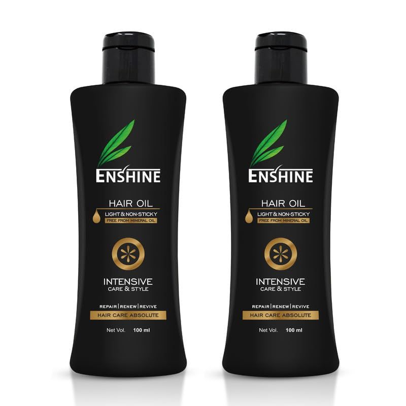 Enshine Medicated Hair Oil Combo Pack of 2 (100ml Each)
