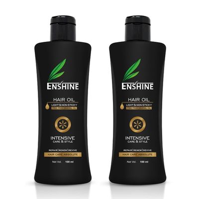 Enshine Medicated Hair Oil Combo Pack of 2 (100ml Each)